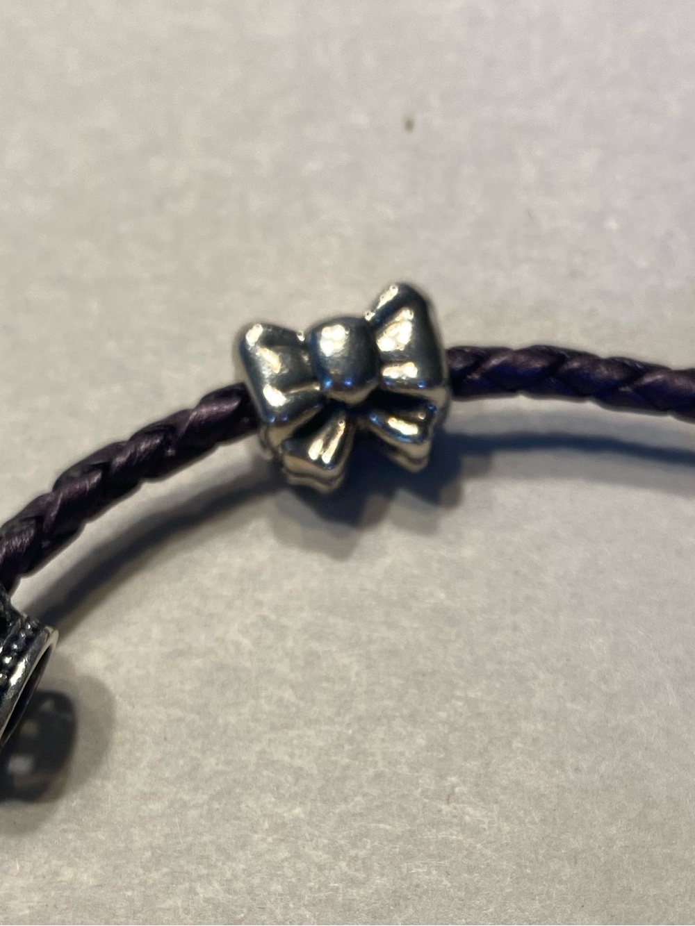 Authentic Retired Pandora The Perfect Gift Silver Bow Charm 791204 cottagecore